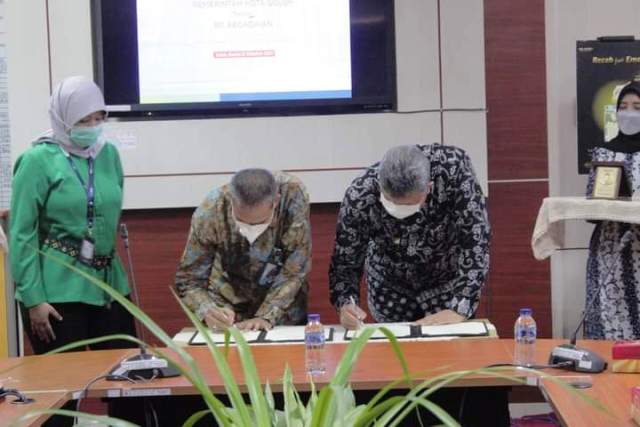Penandatanganan Memorandum Of Understanding (MoU) antara Pemko Solok dengan Pegadaian